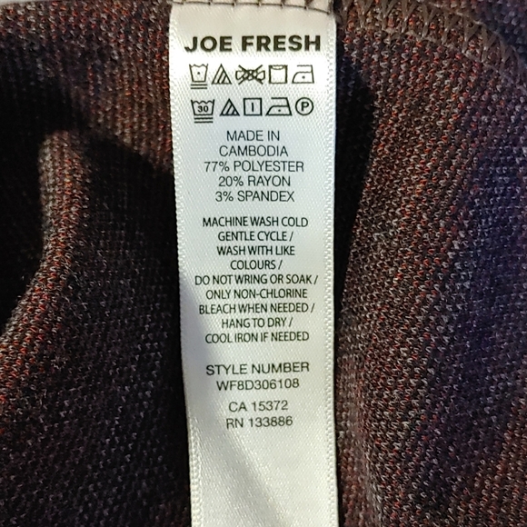 2/$30 Joe Fresh Ladies size Large houndstooth dress - Picture 6 of 6